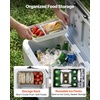image:imageVEVOR Portable Cooler Lightweight Rigid Material Insulated Portable Cooler Suitable for Family Picnics and Long Trips17 QT