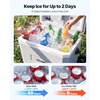 image:imageVEVOR Portable Cooler Lightweight Rigid Material Insulated Portable Cooler Suitable for Family Picnics and Long Trips24 QT