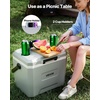 image:imageVEVOR Portable Cooler Lightweight Rigid Material Insulated Portable Cooler Suitable for Family Picnics and Long Trips24 QT