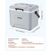 image:imageVEVOR Portable Cooler Lightweight Rigid Material Insulated Portable Cooler Suitable for Family Picnics and Long Trips24 QT