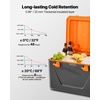 image:imageVEVOR Portable Cooler Lightweight Rigid Material Insulated Portable Cooler Suitable for Family Picnics and Long Trips63 QT