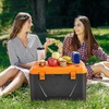 image:imageVEVOR Portable Cooler Lightweight Rigid Material Insulated Portable Cooler Suitable for Family Picnics and Long Trips63 QT