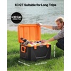 image:imageVEVOR Portable Cooler Lightweight Rigid Material Insulated Portable Cooler Suitable for Family Picnics and Long Trips63 QT