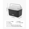 image:imageVEVOR Portable Cooler Lightweight Rigid Material Insulated Portable Cooler Suitable for Family Picnics and Long Trips85 QT