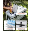 image:imageVEVOR Portable CoolerHard Cooler with Ice Retention HeavyDuty Handles and Strap Lightweight Rigid Material Insulated Portable Cooler Suitable for Family Picnics and Short Trips52QT