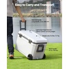 image:imageVEVOR Portable CoolerHard Cooler with Ice Retention HeavyDuty Handles and Strap Lightweight Rigid Material Insulated Portable Cooler Suitable for Family Picnics and Short Trips45 QT