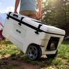 image:imageVEVOR Portable CoolerHard Cooler with Ice Retention HeavyDuty Handles and Strap Lightweight Rigid Material Insulated Portable Cooler Suitable for Family Picnics and Short Trips106QT