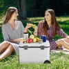 image:imageVEVOR Portable CoolerHard Cooler with Ice Retention HeavyDuty Handles and Strap Lightweight Rigid Material Insulated Portable Cooler Suitable for Family Picnics and Short Trips45 QT