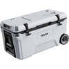 image:imageVEVOR Portable CoolerHard Cooler with Ice Retention HeavyDuty Handles and Strap Lightweight Rigid Material Insulated Portable Cooler Suitable for Family Picnics and Short Trips52QT