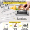 image:imageVEVOR Replacement Chopper Blade 14 inch 3 PCS French Fry Blade Assembly with 6 Extra Knives Stainless Steel Dicer Parts and Push Block for Cutting Potatoes Carrots Onions Cucumbers MushroomsChopper Blade 12x3 blades
