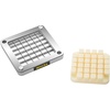 image:imageVEVOR Replacement Chopper Blade 14 inch 3 PCS French Fry Blade Assembly with 6 Extra Knives Stainless Steel Dicer Parts and Push Block for Cutting Potatoes Carrots Onions Cucumbers MushroomsChopper Blade 12x3 blades