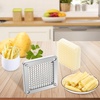 image:imageVEVOR Replacement Chopper Blade 14 inch 3 PCS French Fry Blade Assembly with 6 Extra Knives Stainless Steel Dicer Parts and Push Block for Cutting Potatoes Carrots Onions Cucumbers MushroomsChopper Blade 14x3 blades