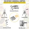 image:imageVEVOR Replacement Chopper Blade 14 inch 3 PCS French Fry Blade Assembly with 6 Extra Knives Stainless Steel Dicer Parts and Push Block for Cutting Potatoes Carrots Onions Cucumbers MushroomsChopper Blade 12x3 blades