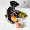 image:imageVEVOR Slow Masticating Juicer 2Speed Mode Cold Press Juicer Machine with Reverse Function Quiet Motor Slow Juicer Juice Extractor Maker Easy to Clean with Brush for High Nutrient Fruit VegetableLight GreyBlack