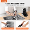image:imageVEVOR Slow Masticating Juicer 2Speed Mode Cold Press Juicer Machine with Reverse Function Quiet Motor Slow Juicer Juice Extractor Maker Easy to Clean with Brush for High Nutrient Fruit VegetableLight GreyBlack