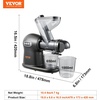 image:imageVEVOR Slow Masticating Juicer 2Speed Mode Cold Press Juicer Machine with Reverse Function Quiet Motor Slow Juicer Juice Extractor Maker Easy to Clean with Brush for High Nutrient Fruit VegetableBlack
