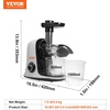 image:imageVEVOR Slow Masticating Juicer 2Speed Mode Cold Press Juicer Machine with Reverse Function Quiet Motor Slow Juicer Juice Extractor Maker Easy to Clean with Brush for High Nutrient Fruit VegetableLight GreyBlack
