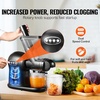 image:imageVEVOR Slow Masticating Juicer 2Speed Mode Cold Press Juicer Machine with Reverse Function Quiet Motor Slow Juicer Juice Extractor Maker Easy to Clean with Brush for High Nutrient Fruit VegetableBlack