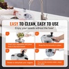 image:imageVEVOR Stainless Steel Salad Spinner 475Qt Onehanded Easy Press Large Vegetable Dryer Washer Lettuce Cleaner and Dryer with 304 Stainless Steel Bowl for Greens Herbs Berries Fruits No BPASalad Spinner