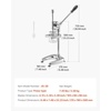 image:imageVEVOR Super long French Fry Squeezer Commercial Fried Potato Strips Maker Extra Long Japanese Style French Fries Maker with Pullout Extruder Manual Mashed Potato Extruder for Food Truck Kitchen846 x 748 x 2323 inch