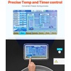 image:imageVEVOR Vacuum Freeze Dryer Machine 88132 LBSBatch Food Freeze Drying Machine with 4Layer Trays Vacuum Pump Adjustable Timer and Temperature Control for Fruits Vegetables Meat WhiteBlack