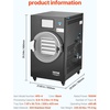 image:imageVEVOR Vacuum Freeze Dryer Machine 88132 LBSBatch Food Freeze Drying Machine with 4Layer Trays Vacuum Pump Adjustable Timer and Temperature Control for Fruits Vegetables Meat WhiteBlack