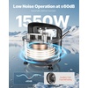 image:imageVEVOR Vacuum Freeze Dryer Machine 88132 LBSBatch Food Freeze Drying Machine with 4Layer Trays Vacuum Pump Adjustable Timer and Temperature Control for Fruits Vegetables Meat WhiteWhite