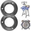 image:imageVEVOR 2PCS Grinding Sheets for Electric Grain Mill Grinder Cast Iron Dry Grinding Discs Replacement Grinding Plates Compatible with VEVOR GM001 GM002 GM003 Corn Spice Mill Grinder