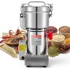 image:imageVEVOR 500g Electric Grain Mill Grinder High Speed 2000W Commercial Spice Grinders Stainless Steel Pulverizer Powder Machine for Dry Grains Spices Cereals Coffee Corn Pepper Swing TypeSilver
