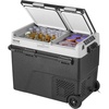 image:imageVEVOR Car Refrigerator DC 1224V AC100240V Compressor Electric Cooler 4F to 68F Car Fridge with APP Control 21 QT Cars Freezer for RVs Campsites Boats Camping Fishing 60W Portable Freezer615QT Dual Zone with Handle