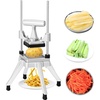 image:imageVEVOR Commercial Chopper with 4 Replacement Blades Commercial Vegetable Chopper Stainless Steel French Fry Cutter Potato Dicer amp Slicer Commercial Vegetable Fruit Chopper for Restaurants amp Home Kitche38inch