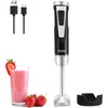 image:imageVEVOR Commercial Immersion Blender 750W 20 Heavy Duty Hand Mixer Variable Speed Kitchen Stick Mixer with 304 Stainless Steel Blade MultiPurpose Portable Mixer for Soup Smoothie Puree Baby Food200Watt 8Variable