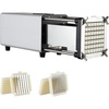 image:imageVEVOR Electric French Fry Cutter Potato Slicer with 12Inch and 38Inch Stainless Steel Blades Potato Cutter Chopper wAntislip Feet Great for Potato French Fries Cucumber Vegetables CarrotSilver