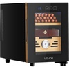 image:imageVEVOR Electric Humidor 33L 250 Counts Electric Cigar Humidor Cabinet with Cooling Temperature Control Spanish Cedar Wood Shelves amp Drawers Mechanical Hygrometer 4 Layers Cooler for Household16L