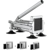 image:imageVEVOR French Fry Cutter Potato Slicer with 12Inch and 38Inch Stainless Steel Blades Manual Potato Cutter Chopper with Suction Cups Great for Potato French Fries Cucumber Vegetables Carrot2 inch  38 inch  14 inch