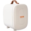image:imageVEVOR Mini Skin Care Fridge 4 L6 Can Cute Makeup Refrigerator for Cosmetics Beverage Fruit Milk ACDC Cooler amp Warmer Mute Tiny Cooling for Bedroom Office Dorm Desk Car ETL Certified White