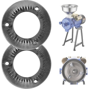 image:imageVEVOR 2PCS Grinding Sheets for Electric Grain Mill Grinder Cast Iron Dry Grinding Discs Replacement Grinding Plates Compatible with VEVOR GM001 GM002 GM003 Corn Spice Mill Grinder