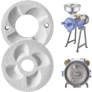image:imageVEVOR 2PCS Grinding Sheets for Electric Grain Mill Grinder Marble Dry amp Wet Grinding Discs Replacement Grinding Plates Compatible with VEVOR GM002 Corn Spice Mill Grinder
