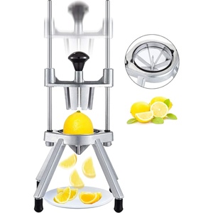 image:imageVEVOR 6Section Commercial Easy Wedger Stainless Steel Blade Fruit Lime Slicer Lemon Cutter for Home Bar Restaurant1 Blade  6Section