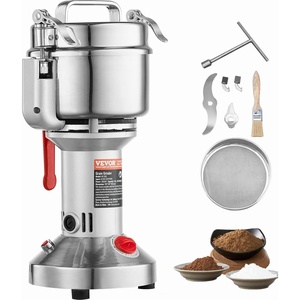 image:imageVEVOR 750g Electric Grain Mill Grinder High Speed 2000W Commercial Spice Grinders Stainless Steel Pulverizer Powder Machine for Dry Grains Spices Cereals Coffee Corn Pepper Straight Type550g