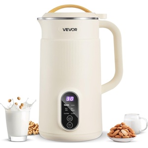 image:imageVEVOR 8in1 Nut Milk Maker 34 oz Soy Milk Maker with 180W Blending for Homemade Oat Nut Soy Juice Milkshake Rice Cereal PlantBased Beverages with SelfCleaning Boil Water 12Hour Delay20oz
