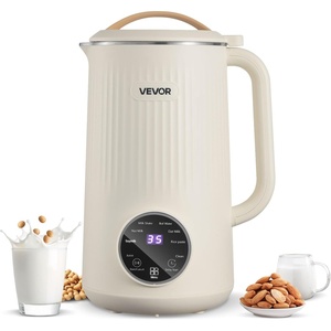 image:imageVEVOR 8in1 Nut Milk Maker 34 oz Soy Milk Maker with 180W Blending for Homemade Oat Nut Soy Juice Milkshake Rice Cereal PlantBased Beverages with SelfCleaning Boil Water 12Hour Delay34oz