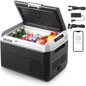 image:imageVEVOR Car Refrigerator DC 1224V AC100240V Compressor Electric Cooler 4F to 68F Car Fridge with APP Control 16 QT Cars Freezer for RVs Campsites Boats Camping Fishing 60W Portable Freezer264QT