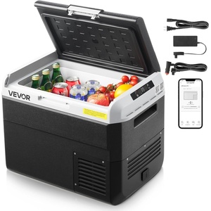 image:imageVEVOR Car Refrigerator DC 1224V AC100240V Compressor Electric Cooler 4F to 68F Car Fridge with APP Control 16 QT Cars Freezer for RVs Campsites Boats Camping Fishing 60W Portable Freezer317 QT