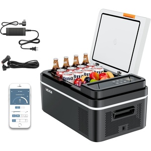image:imageVEVOR Car Refrigerator DC 1224V AC100240V Compressor Electric Cooler 4F to 68F Car Fridge with APP Control 21 QT Cars Freezer for RVs Campsites Boats Camping Fishing 60W Portable Freezer21QT