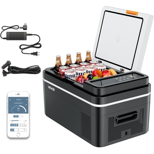 image:imageVEVOR Car Refrigerator DC 1224V AC100240V Compressor Electric Cooler 4F to 68F Car Fridge with APP Control 21 QT Cars Freezer for RVs Campsites Boats Camping Fishing 60W Portable Freezer23QT