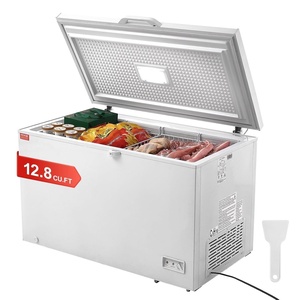 image:imageVEVOR Chest Freezer 172 Cuft Large Deep Freezer with 4 Removable Baskets Freestanding Top Open Door Commercial Chest Freezers with 7Level Adjustable Temp LED LightingLocking Lid 6 Wheels128 Cuft