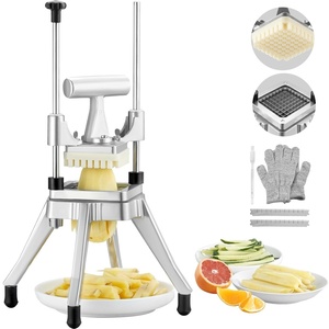 image:imageVEVOR Commercial Vegetable Fruit Chopper 12 Blade Heavy Duty Professional Food Dicer Kattex French Fry Cutter Onion Slicer Stainless Steel for Tomato Peppers Potato Mushroom SliverPush style 38