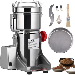 image:imageVEVOR Electric Grain Mill Grinder 600W High Power Commercial Spice Grinder 60L Pulverizer Powder Machine with Galvanized Sharp Blades for Dry Grains Spices Cereals Coffee Corn amp Pepper700g