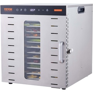 image:imageVEVOR Food Dehydrator Machine 5Tray Fruit Dehydrator 300W Electric Food Dryer wDigital Adjustable Timer amp Temperature for Jerky Herb Meat Beef Fruit Dog Treats and Vegetables ETL Listed10Trays1000W